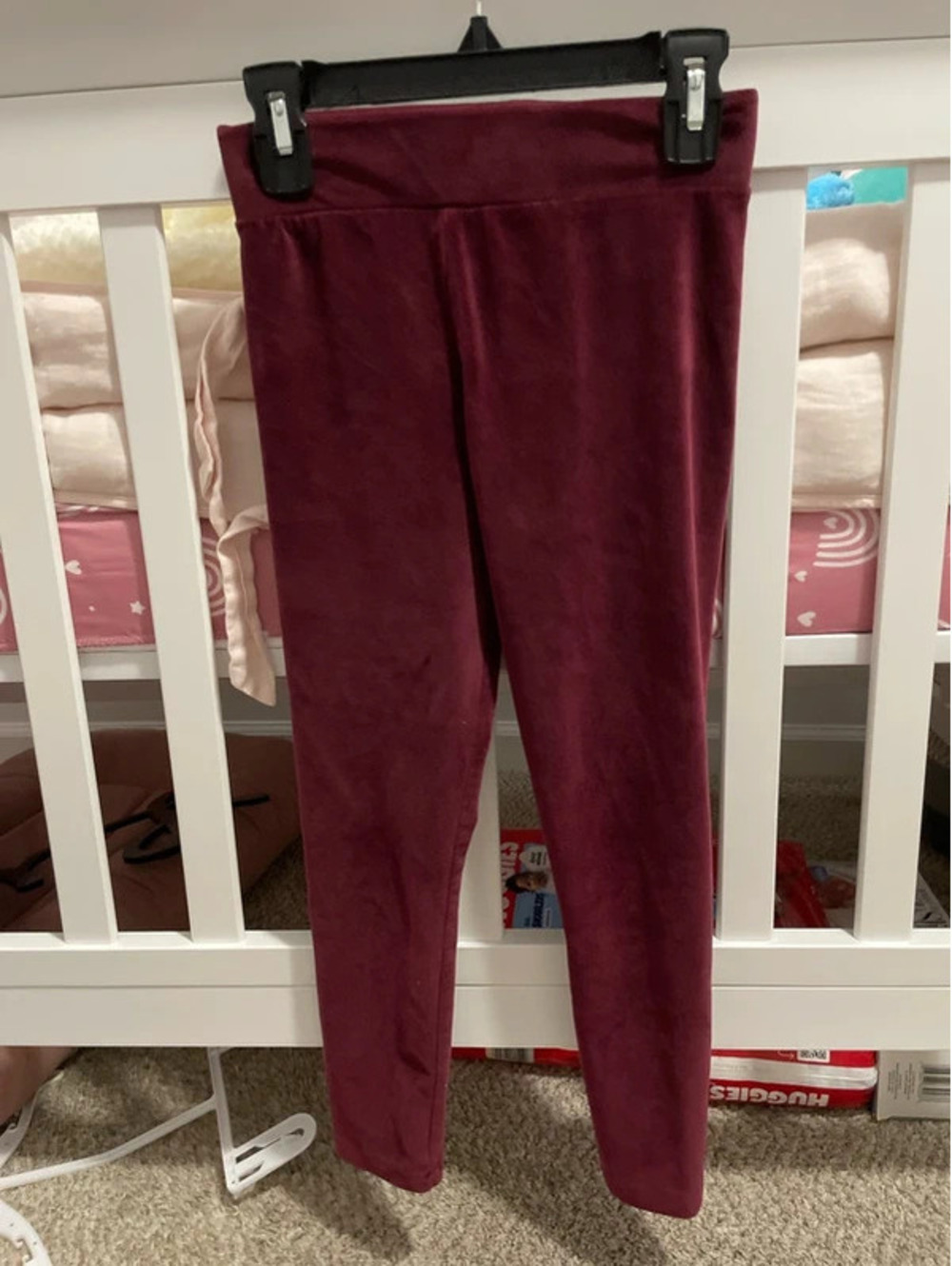 Girl’s velour leggings - size 7
